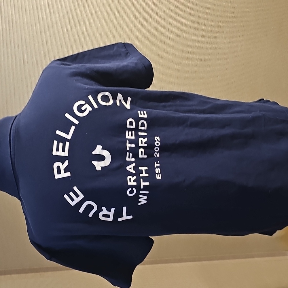 True Religion polo..size large...navy - Picture 4 of 5